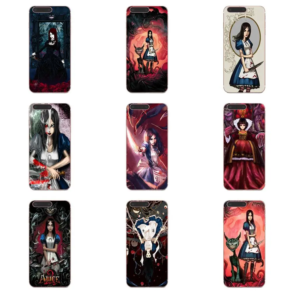 Мягкие чехлы для Moto G G2 G3 G4 G5 HTC 530 626 628 630 816 820 One A9 M7 M8 M9 M10 E9 Plus U11 Pretty Alice Madness Returns |