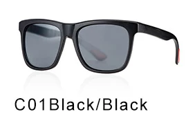 C1 Black Black SHAUNA, квадратные солнцезащитные очки, мужские, для вождения, солнцезащитные очки, классические, женские, оттенки, спортивные очки, UV400, Gafas De Sol - Цвет линз: C1 Black Black