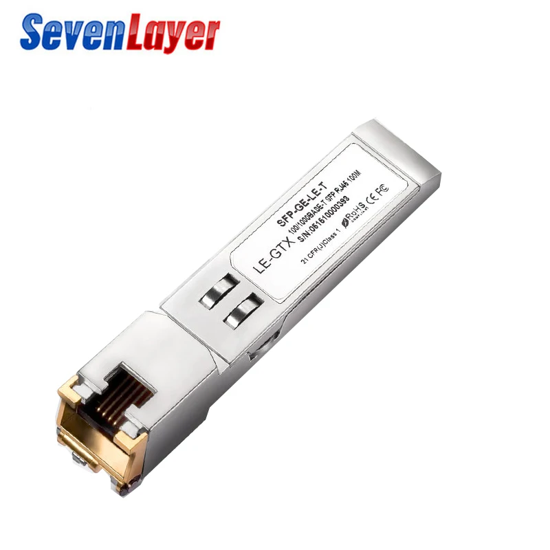 SFP модуль RJ45 коммутатор gbic 10/100/1000 разъем SFP медь RJ45 SFP модуль Gigabit Ethernet порт