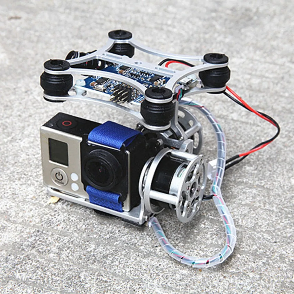 Супер светильник Gopro 3 4 CNC бесщеточная камера с двигателем Gimbal контроллер BGC RTF