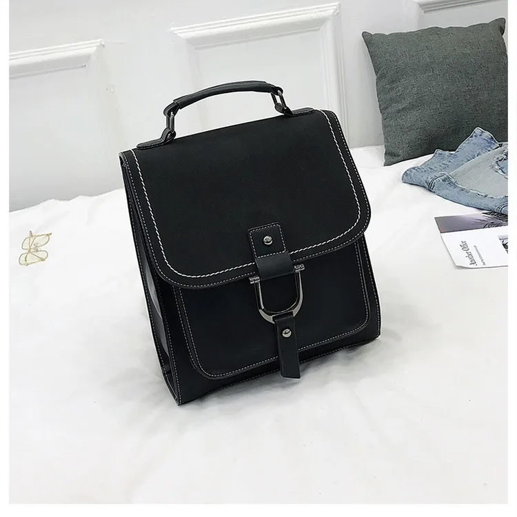 Новинка 2018 г. из искусственной кожи для девочек рюкзак женский популярные ретро