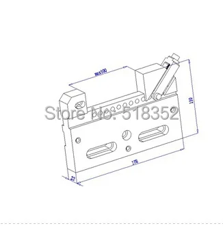 EPT-7059 Precision EDM тиски SUS440/420 нержавеющие стальные джиг инструменты для резки
