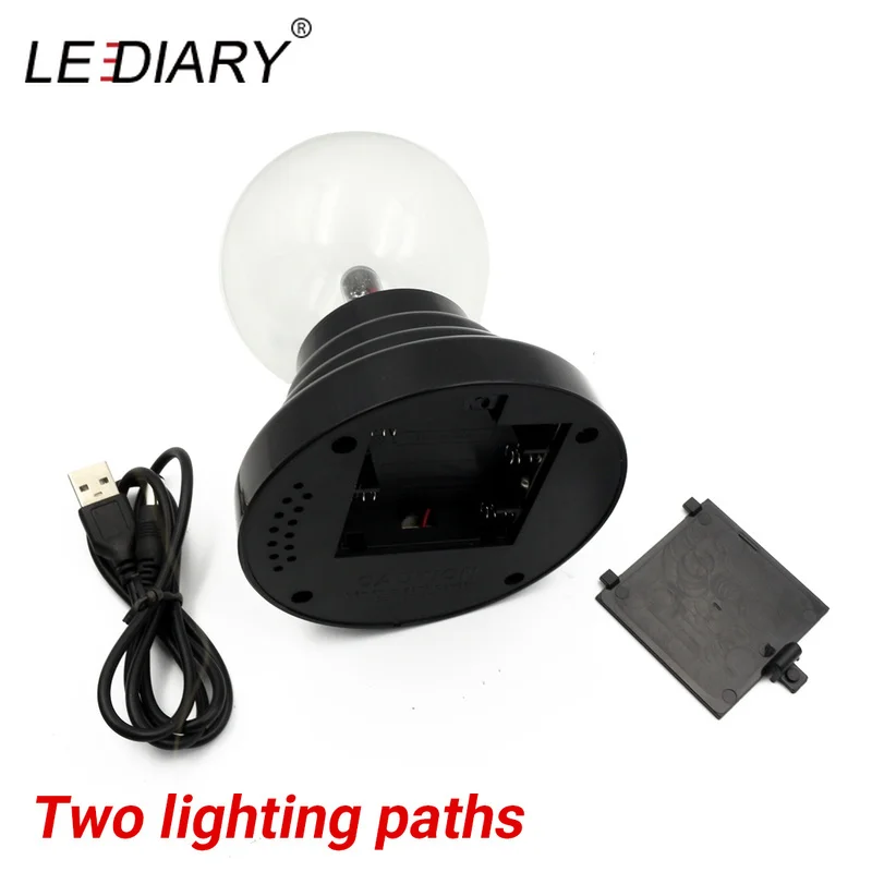 LEDIARY ночник с электростатическим управлением стеклянный шар отрицательными