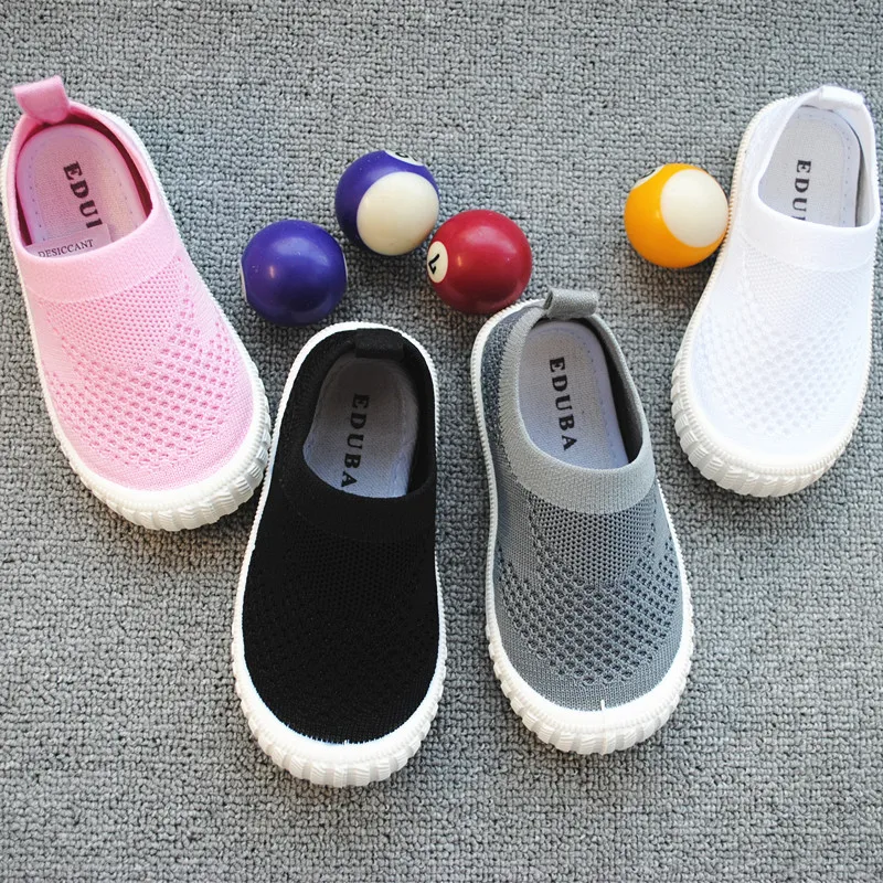 Kids Fly Knitting Casual red Shoes Running Sporting Children Outdoor E-69 Soft Breathable Comfortable Boys Girls | Детская одежда и