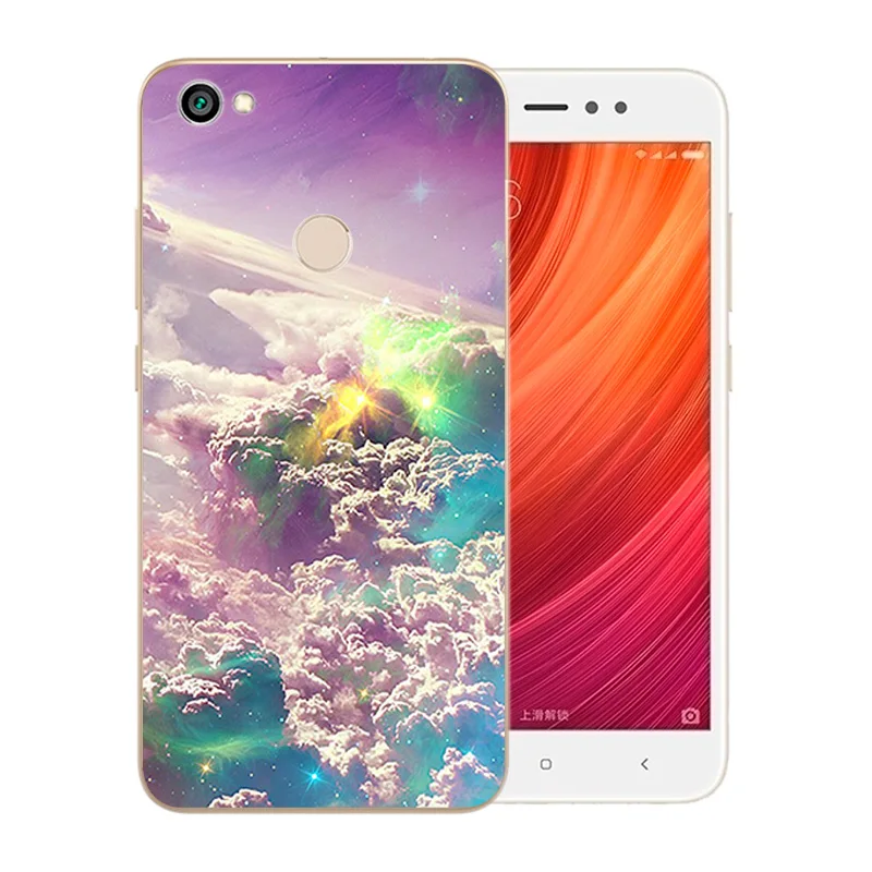 5.5 inch For Xiaomi Redmi Note 5A Prime Fingerprint Phone Cases Silicone Starry Sky Pattern Luxury for Hongmi Pro Shell |