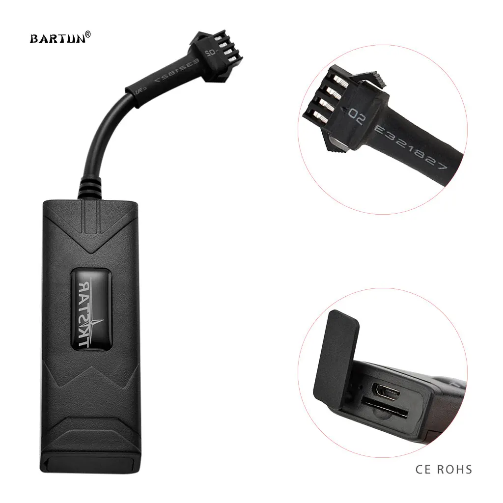 TKSTAR TK806 Мини Автомобильный GPS трекер удаленно отрезаемый двигатель DC10 80V GSM