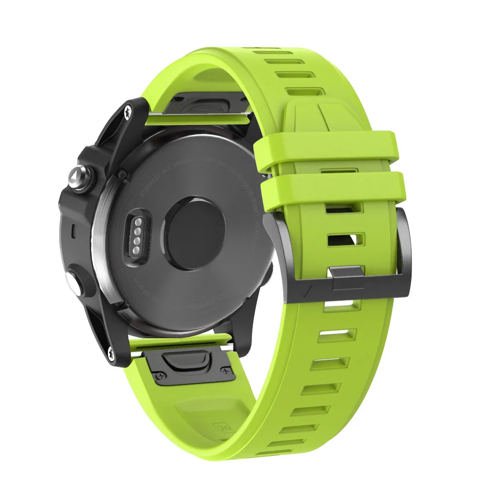 Быстросохнущий силиконовый ремешок для часов Garmin Fenix 6X 5X fenix 5 6 fenix3, умные часы высокого качества, гладкое плетение 12,14