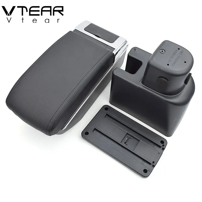 Vtear для Honda BRV подлокотник коробка USB зарядка увеличение двойной слой центральный