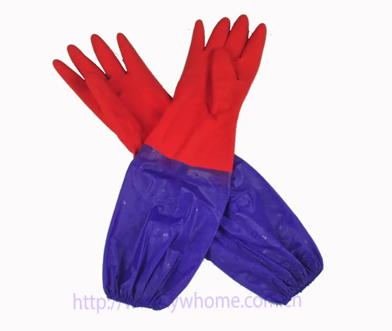 

Thickening and villus Rubber Dish Washing Gloves Household Duties Cleaning laundry Gloves[ $1.5 OFF for second item]