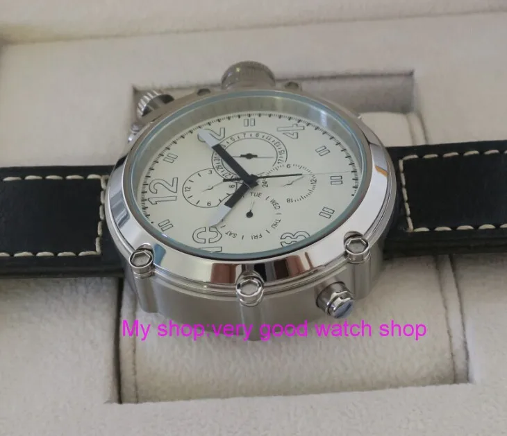 Часы наручные PARNIS Мужские автоматические многофункциональные механические с