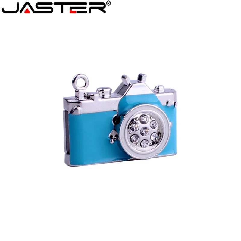 JASTER Металлическая Имитация кристаллическая камера USB 2 0 накопитель Оригинальная