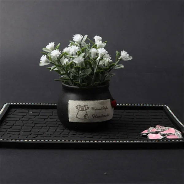Little Wildflowers Автомобильные украшения креативное моделирование растительных каменных ароматов украшение освежитель воздуха модный ароматический каменный декор с нескользящим ковриком - Название цвета: Little Wildflowers