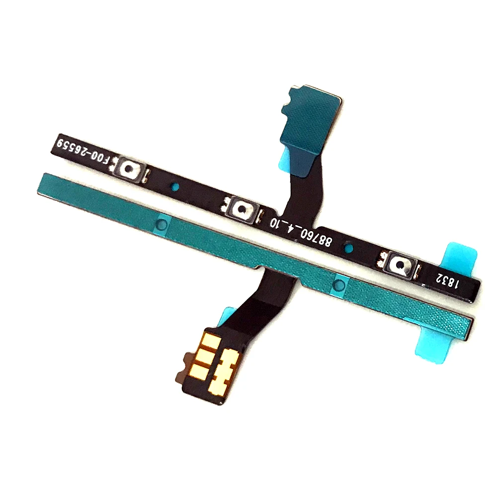 

10pcs/lot For Motorola MOTO P30 Note Power on off volume button side key Flex Cable Repair For Motorola MOTO One Power