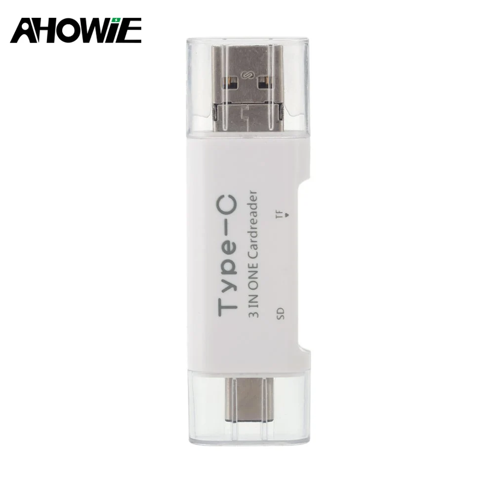 Ahowie 2 в 1 USB OTG SD кардридер type-c для huawei samsung Xiaomi 3 Macbook и ПК ноутбук Android TF | Мобильные