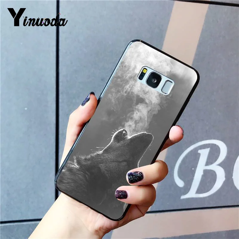 Yinuoda Русская версия Волк тигр Лев Леопард медведь чехол для телефона Samsung Galaxy S9 plus