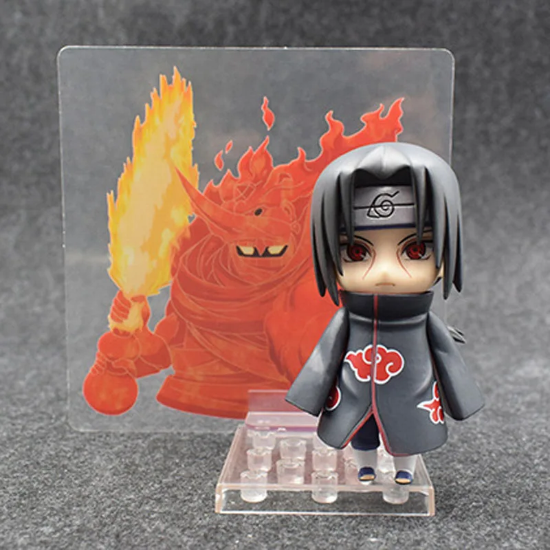 Бесплатная доставка Симпатичные 4 &quotNendoroid Наруто Аниме Итачи Учиха штучной