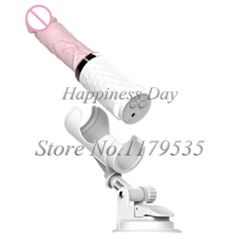 Автоматическая телескопическая нагрева Пенис Вибратор для женской мастурбации