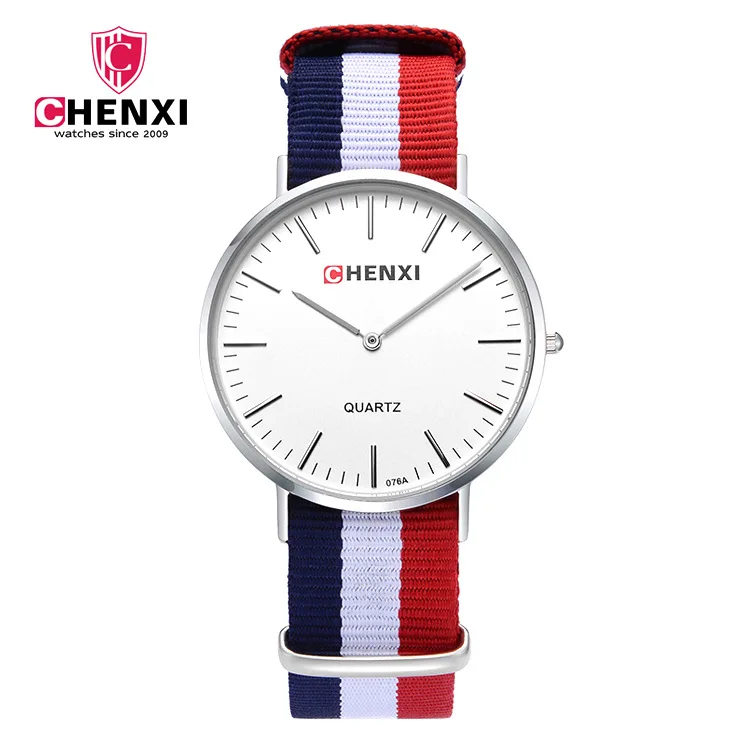2018 мужские и женские часы CHENXI брендовые Роскошные модные повседневные кварцевые