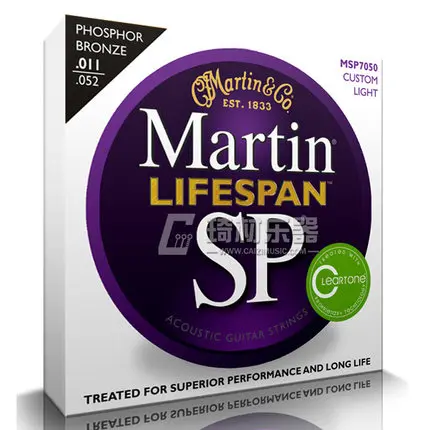 MartinGuitar MSP7050 SP срок службы фосфористая бронзовые для акустической гитары
