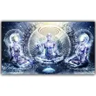 Психоделическая футболка абстрактная душа Вселенная время Кэмерон серый Шелковый плакат декоративной живописи настенная живопись 24x36inch