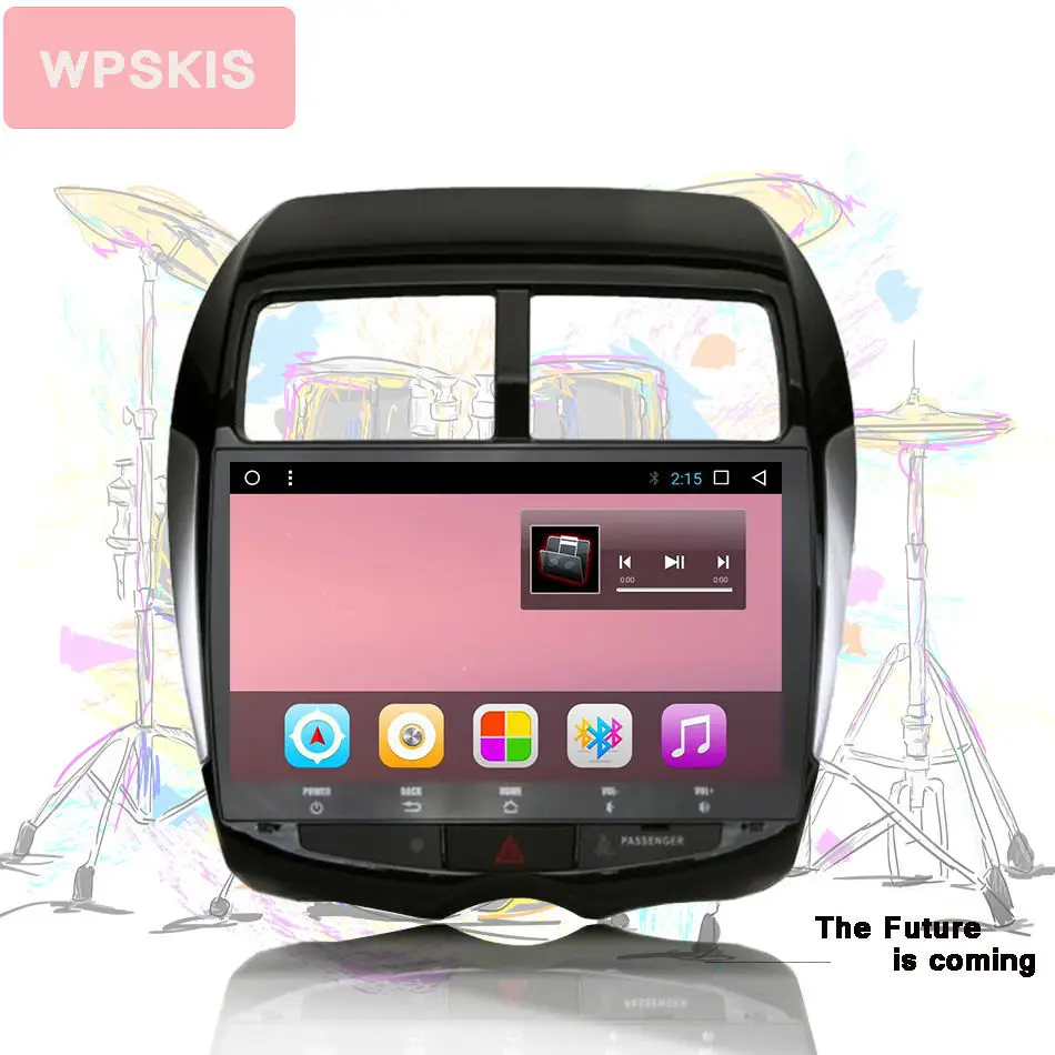 Автомобильный мультимедийный DVD плеер на Android 10 0 GPS навигатор для MITSUBISHI ASX Sport 2010 2011