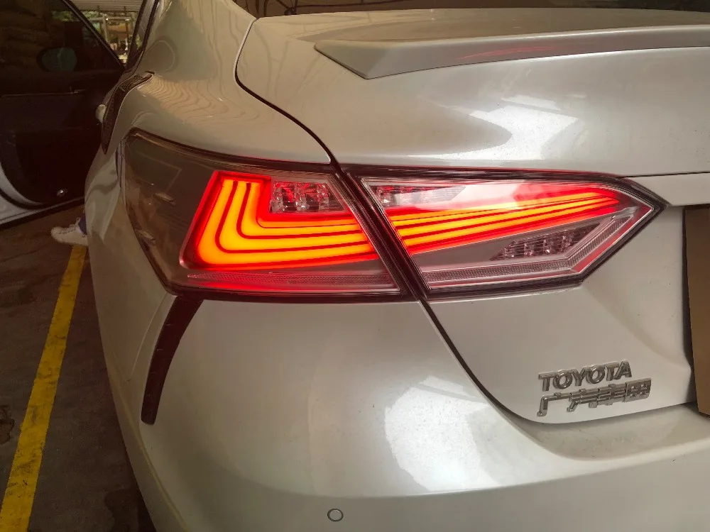 Карбо 2018 автомобильный Стайлинг задний фонарь для Toyota Camry задние светильник s camry
