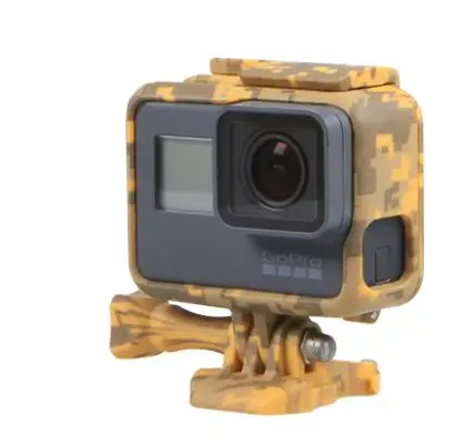 Боковая открытая камуфляжная стандартная рамка для GoPro Hero 7 6 5 черная экшн камера