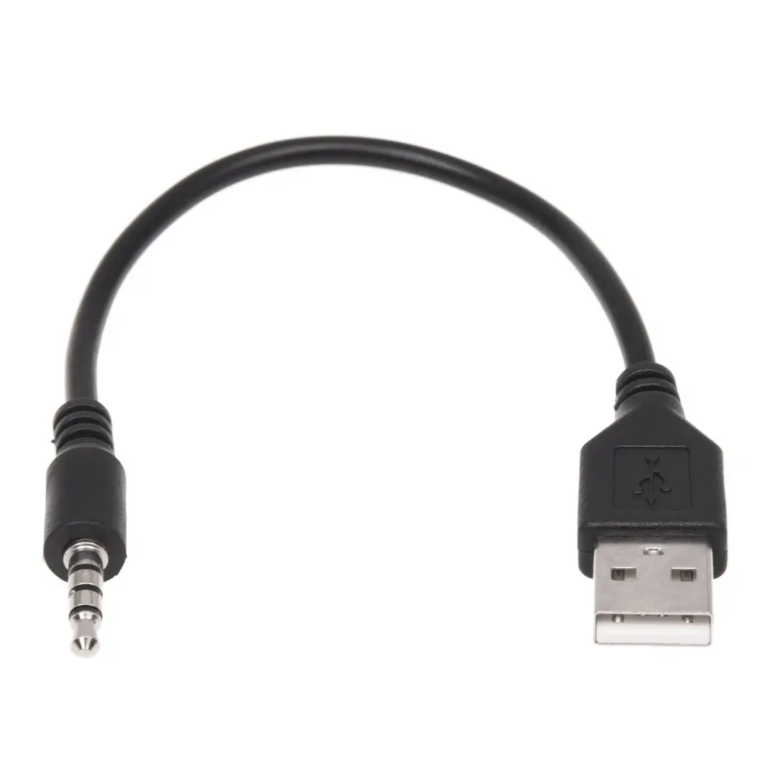 3 5 мм разъем AUX аудио к USB 2 0 Мужской зарядный кабель адаптер Шнур для автомобиля