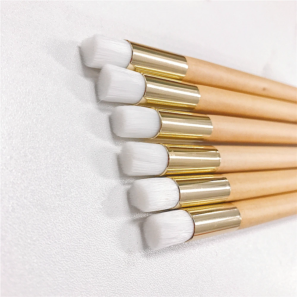 Черноголовая щетка для чистки ресниц нос кисти с деревянными ручками шампунь