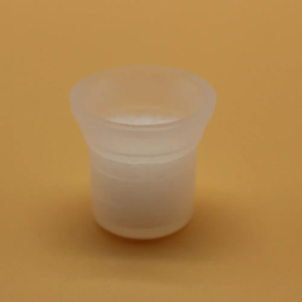 100pcs Tattoo Sponge Ink Cup with Black Ring Holder For Permanent Makeup Machine Pigments Holding | Красота и здоровье