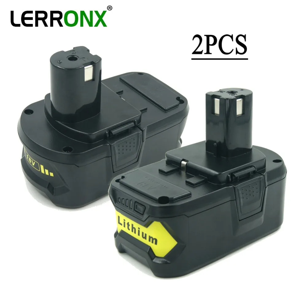 

Литий-ионный аккумулятор для электроинструментов Ryobi one P102 P103 P104 P105 P106 P108 P109, 2 шт., 5000 мАч, 18 в