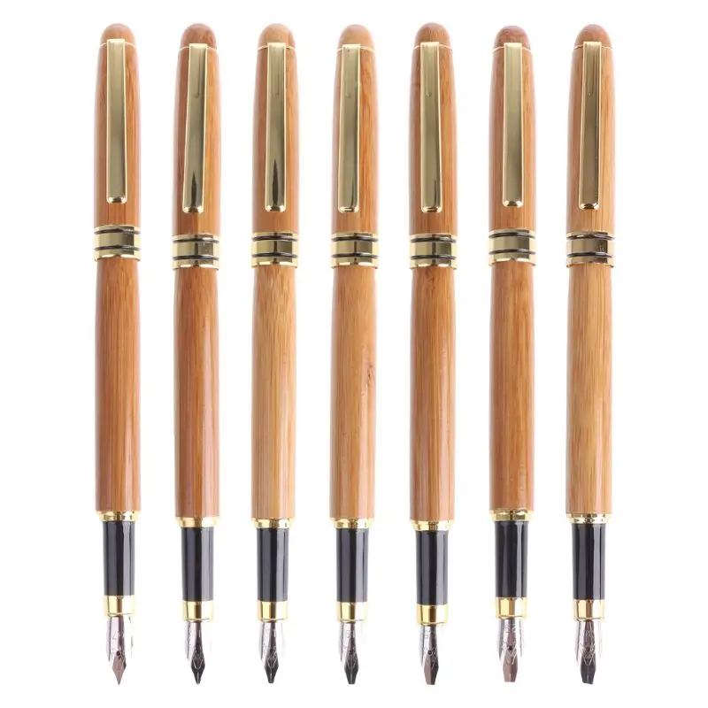 

Bamboo Calligraphy Art Fountain Pen Chisel-pointed Nib 0.7mm 1.1mm 1.5mm 1.9mm 2.5mm 2.9mm 3.0mm Writing Tool