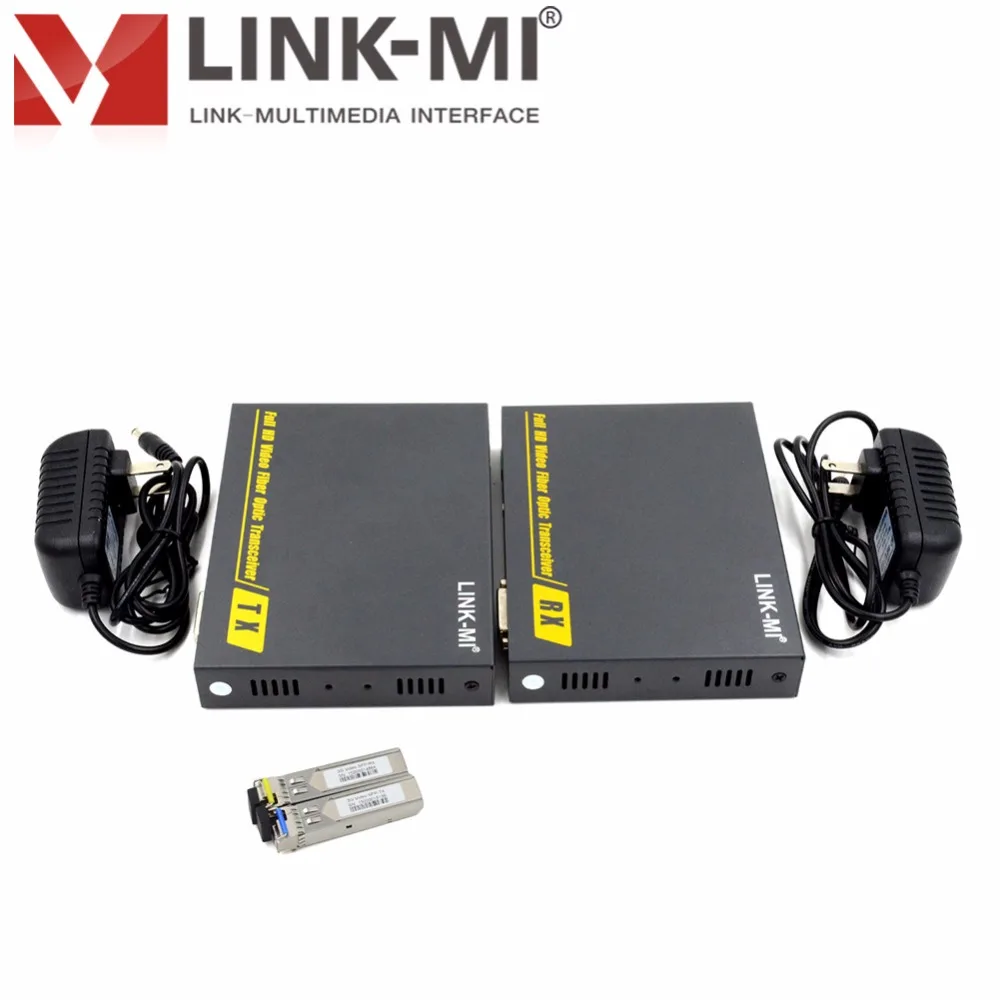 LINK MI LM THF109D одиночный режим одиночное волокно 10 км DVI по волоконно оптическому