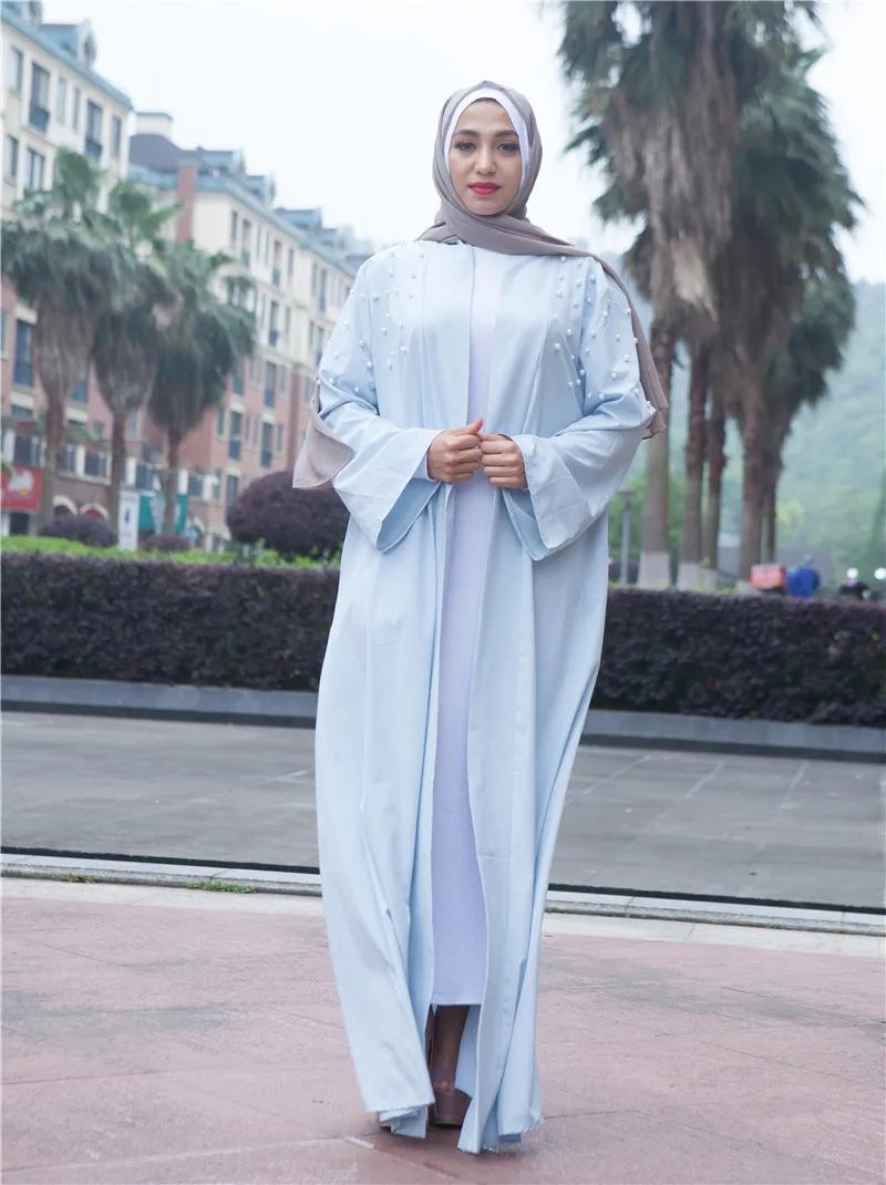 Абая для женщин Дубаи пальто черный синий розовый красный мусульманский кафтан