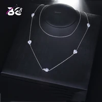 be 8 new arrival aaa cubic zircon long chain necklace for women jewelry statement necklace wedding accessories n068