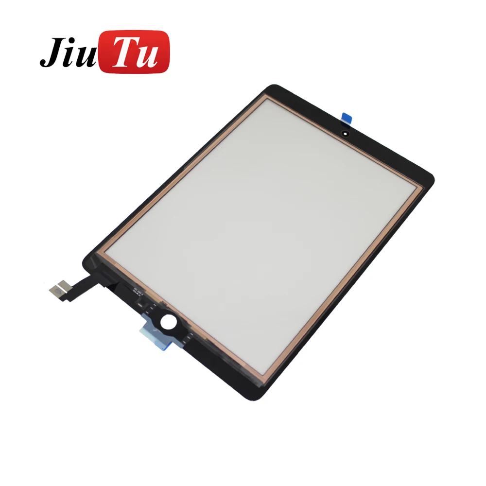 Original Quality Touch Screen For iPad Air 2 Digitizer Front Display Glass Assembly Replacement With Home Button Adhesive Jiutu