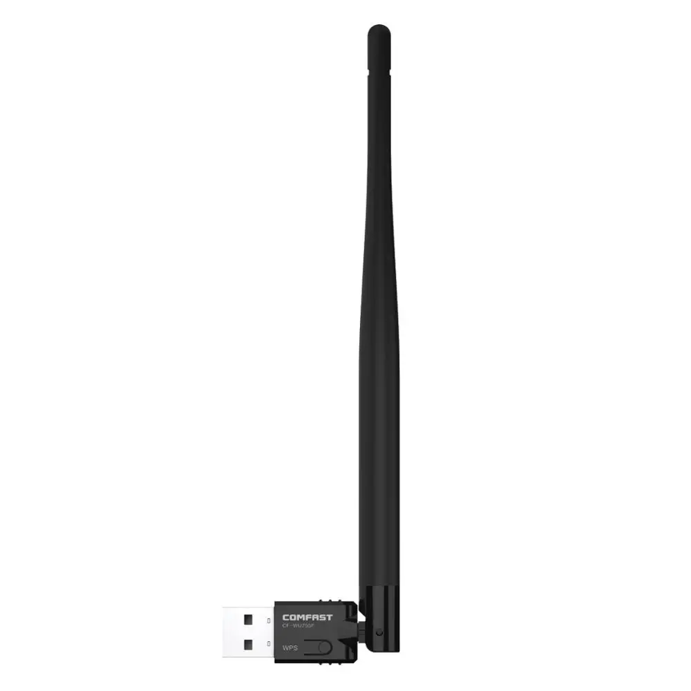 COMFAST Mini 150mbps Wifi адаптер 802.11b/n/g USB Wi Fi сетевая LAN Карта 5dBi WiFi антенна Adaptador ноутбук