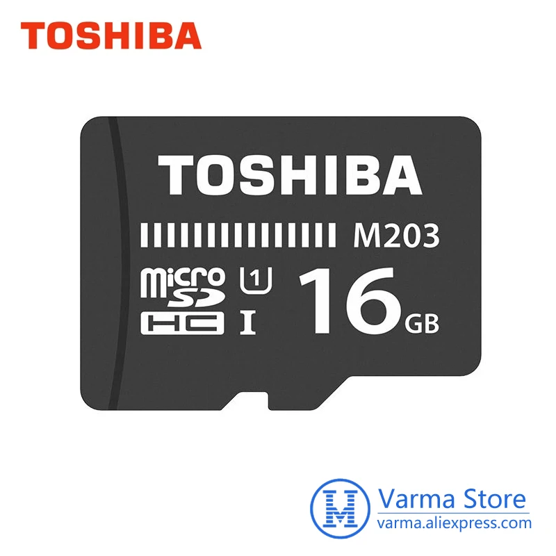 Toshiba tf карты M203 micro SD слот для карт памяти UHS I 16 Гб U1 Class10 FullHD флэш карта microSD