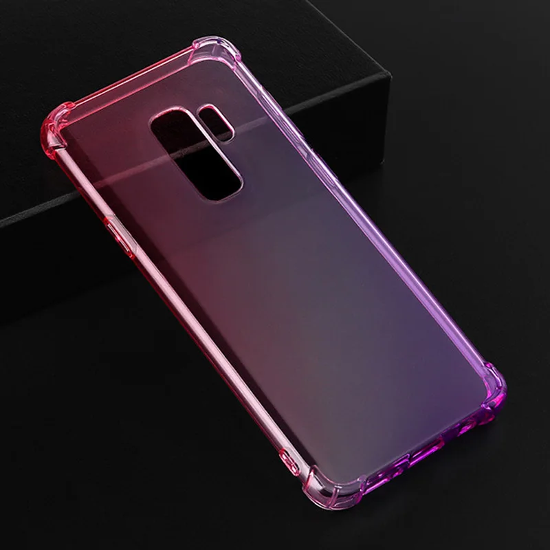 Чехол с градиентными цветами для samsung Galaxy M10 S10 рlus Lite S10e S9 S8 A9 A8 A7 A6s J6 J4 J2 Core J5 J7 примечание 9 8