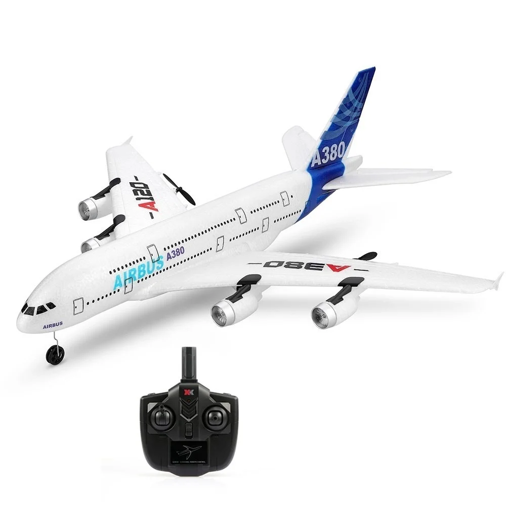 3Ch DIY RC Самолет из пеноматериала A380 самолет 2 4G фиксированное крыло наружные