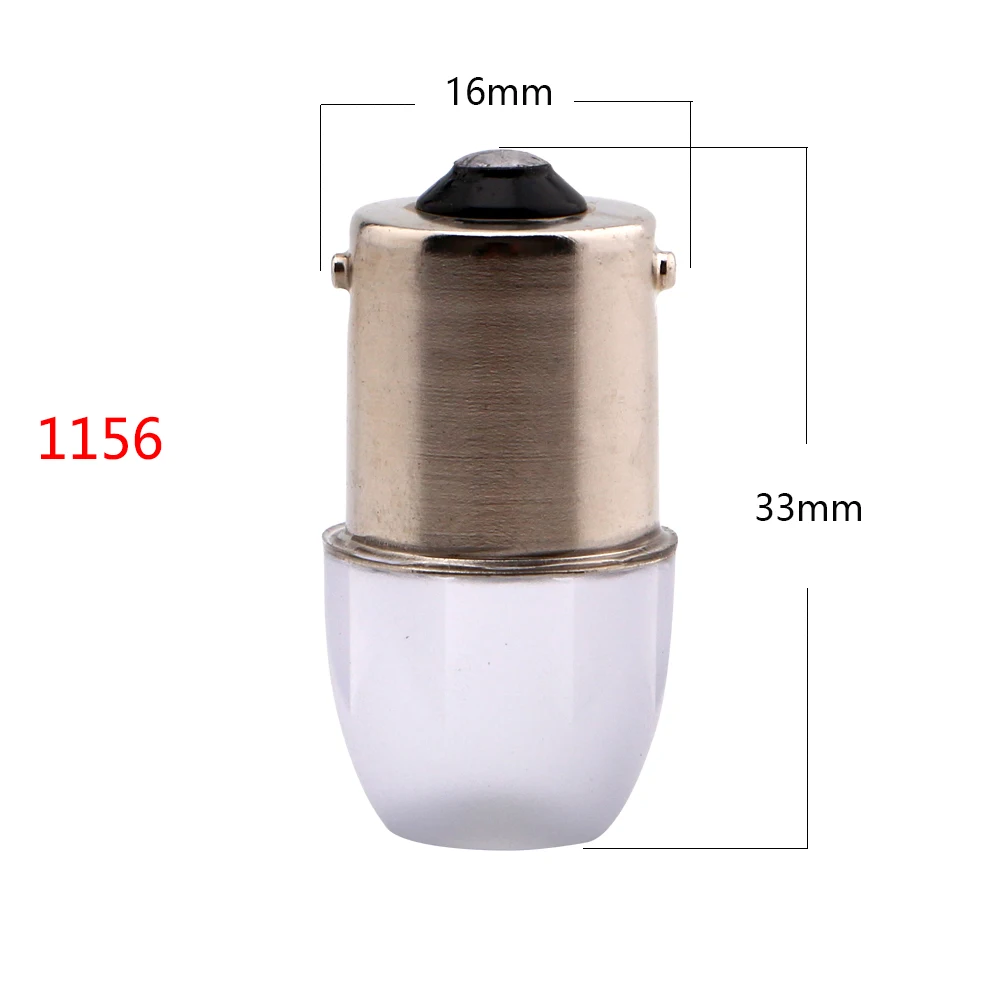 2-50-100шт 1157 BAY15D P21/5 W 1156 BA15S 1 5 12V автомобильная светодиодная лампа с объективом