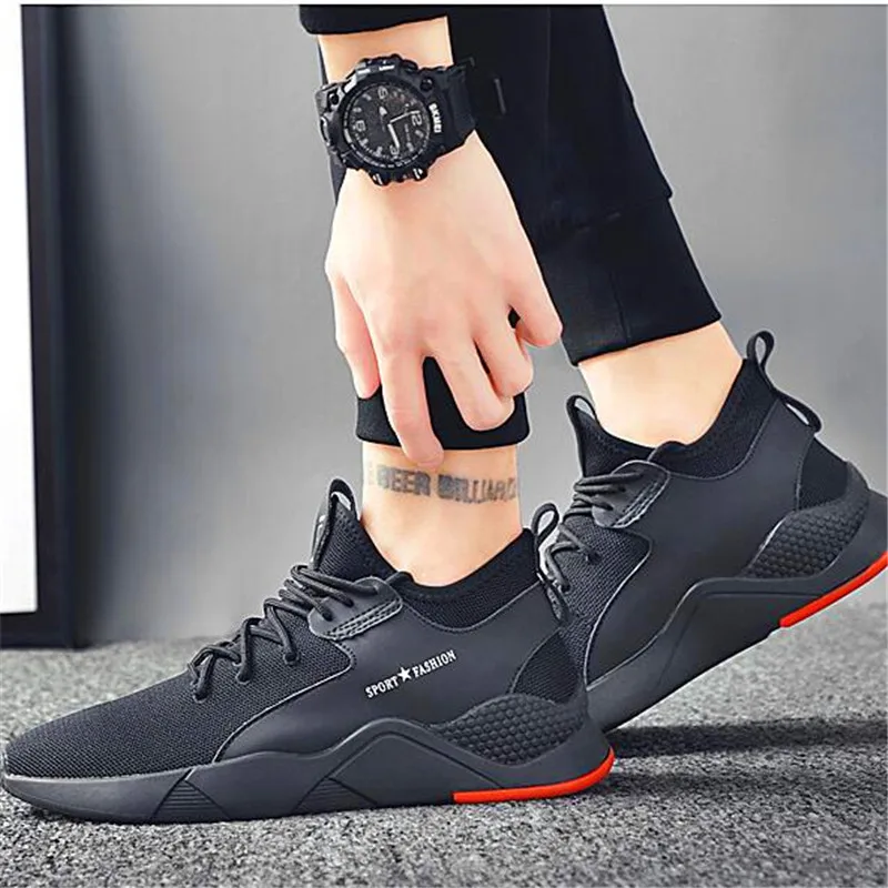 Весенне-осенне-летняя модная дикая Повседневная дышащая легкая мужская обувь |