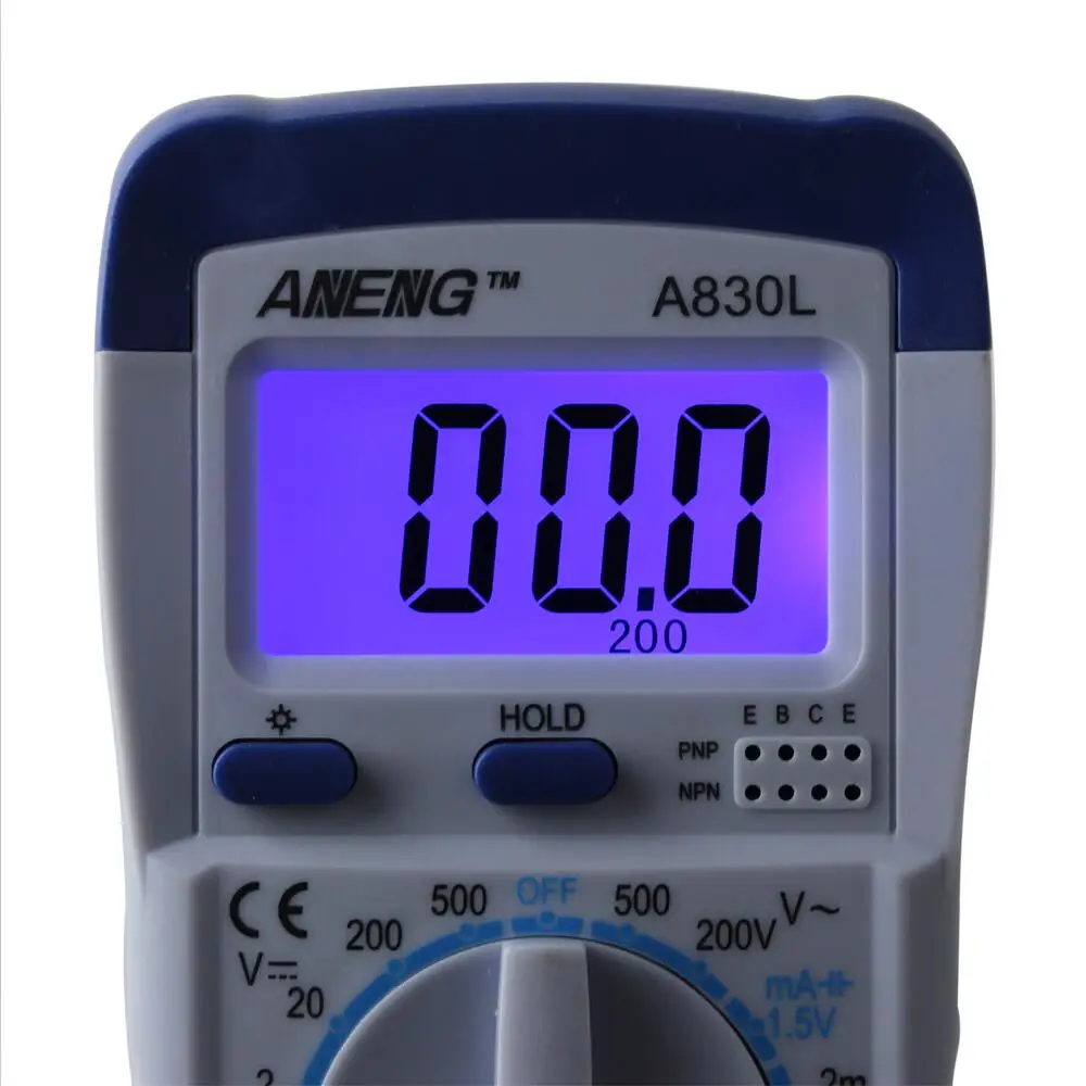Цифровой мультиметр A830L ЖК цифровой вольтметр амперметр постоянный ток