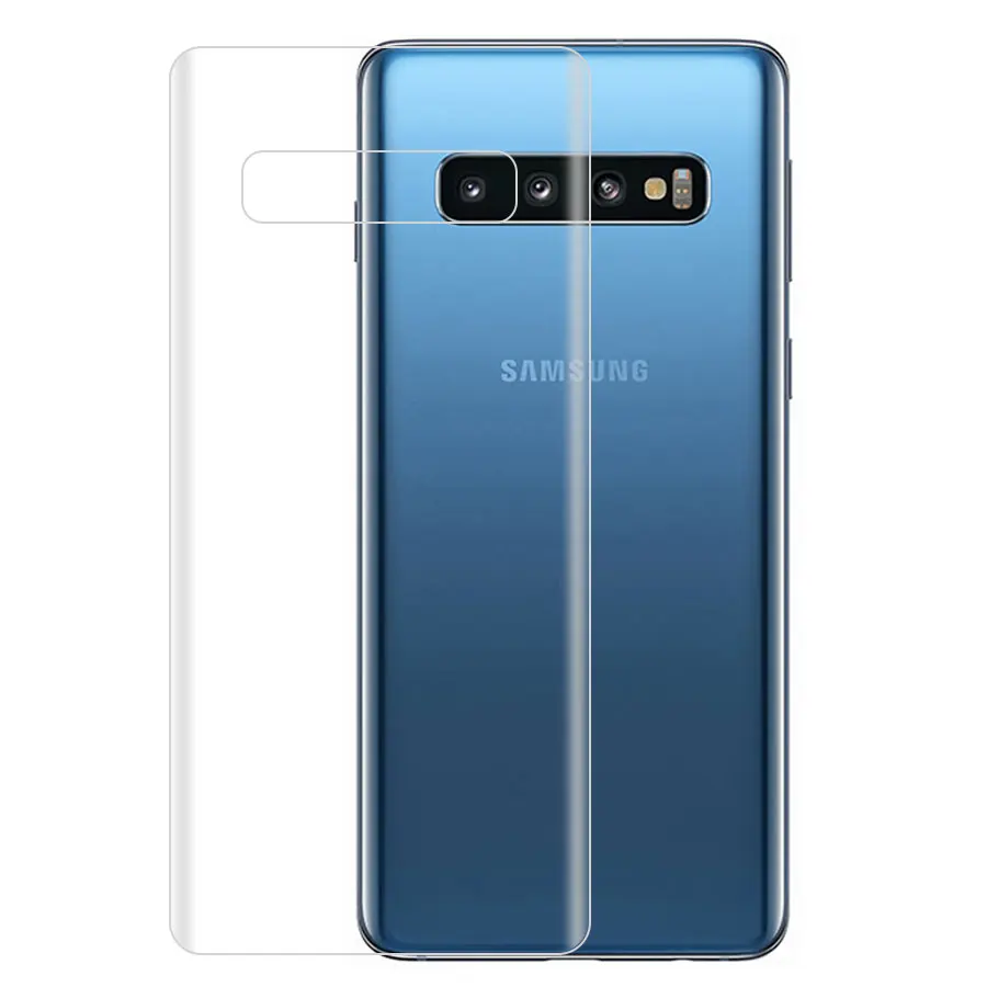 Передняя Задняя силиконовая Гидрогелевая мягкая пленка для Samsung Galaxy S10 S10e Plus