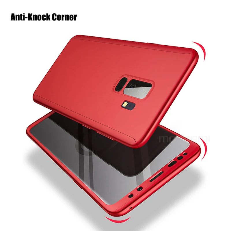CAPAME Protective Case For Samsung Galaxy S8 S9 Plus 360 Degree Full Body Hard Cover S7 Edge Note8 8 |