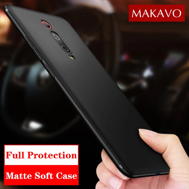 Чехол MAKAVO для Xiaomi Mi 9T мягкий силиконовый матовый чехол с полной защитой Pro чехлы