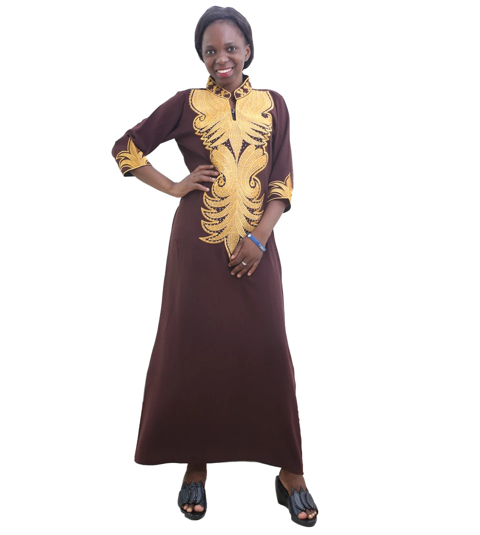 H& D Африканское Макси-платье для женщин, одежда vetement africaine femme, Вышитое Платье из традиционного батика, одежда Дашики