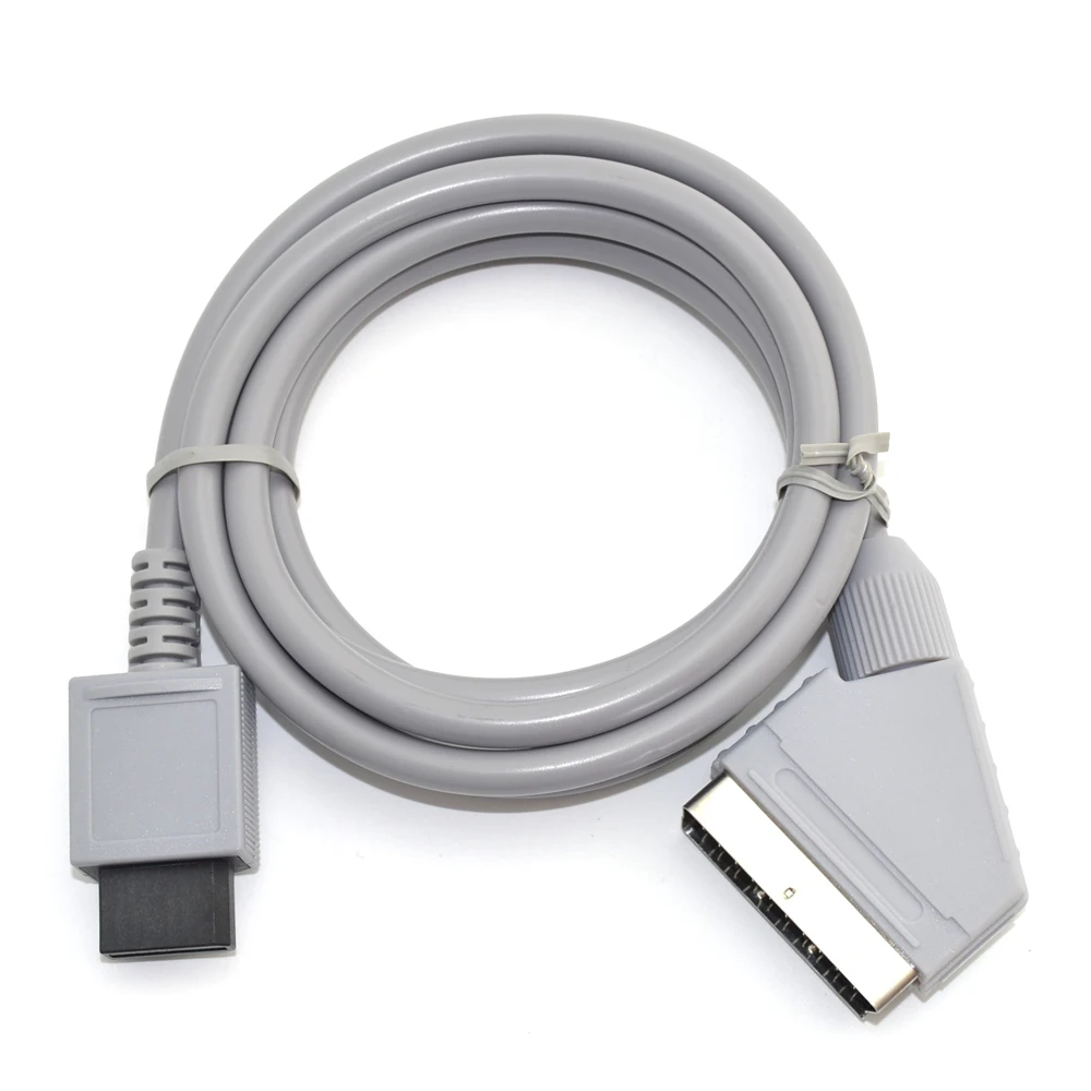 Штепсельная Вилка стандарта США/ЕС RGB скалообразный кабель видео HD для консоли W-ii