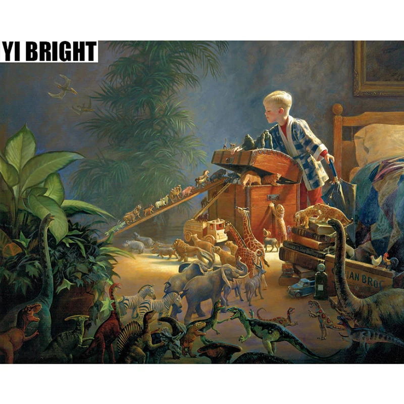 

3D Алмазная вышивка «сделай сам», вышивка крестиком, «фантастические игрушки», полноразмерные и круглые алмазы, алмазная живопись, мозаика, ...