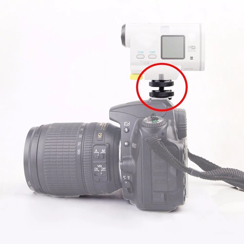 Штатив Трипод винт для крепления адаптера внешней вспышки Горячий башмак и Mount